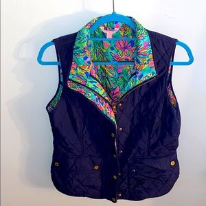 Lilly Pulitzer Navy vest
